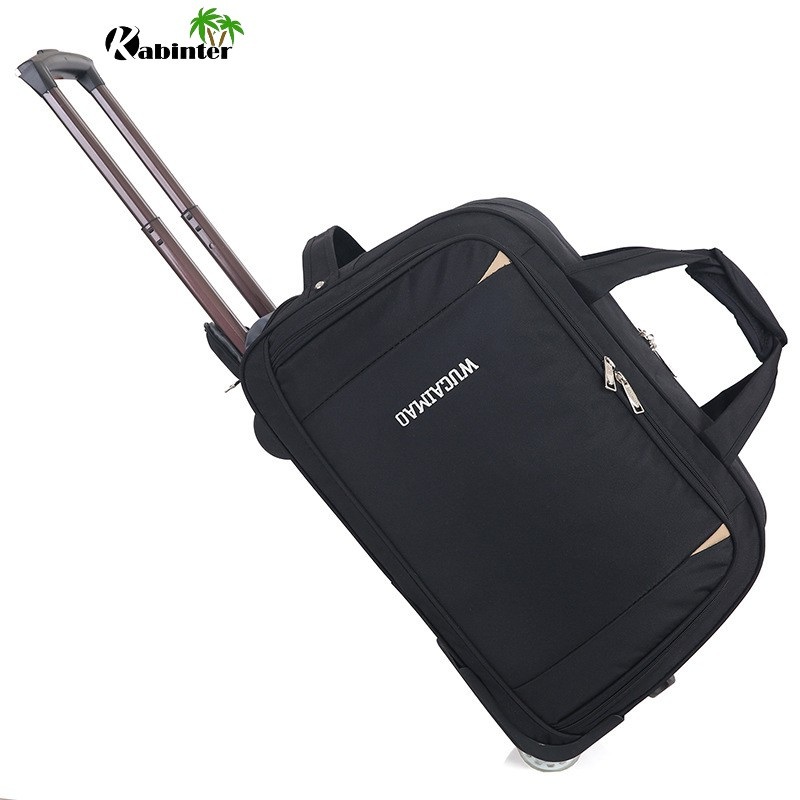 Outdoor Trolley Luggage Travelling Bag with Two Wheels Aluminum Trolley Zip Duffle Bag – Trolley Bag and Trolley Cases price