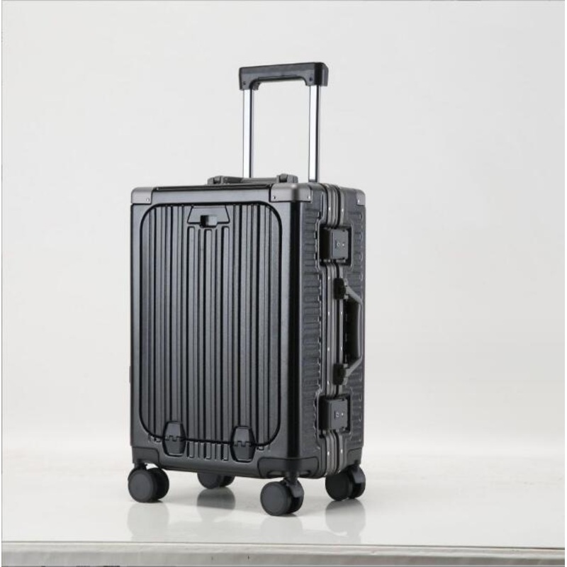 Pure PC Luggage 3PCS Set Front Open Aluminum Frame Strong Suitcase – Pure PC Luggage and PC Luggage 3PCS Set price