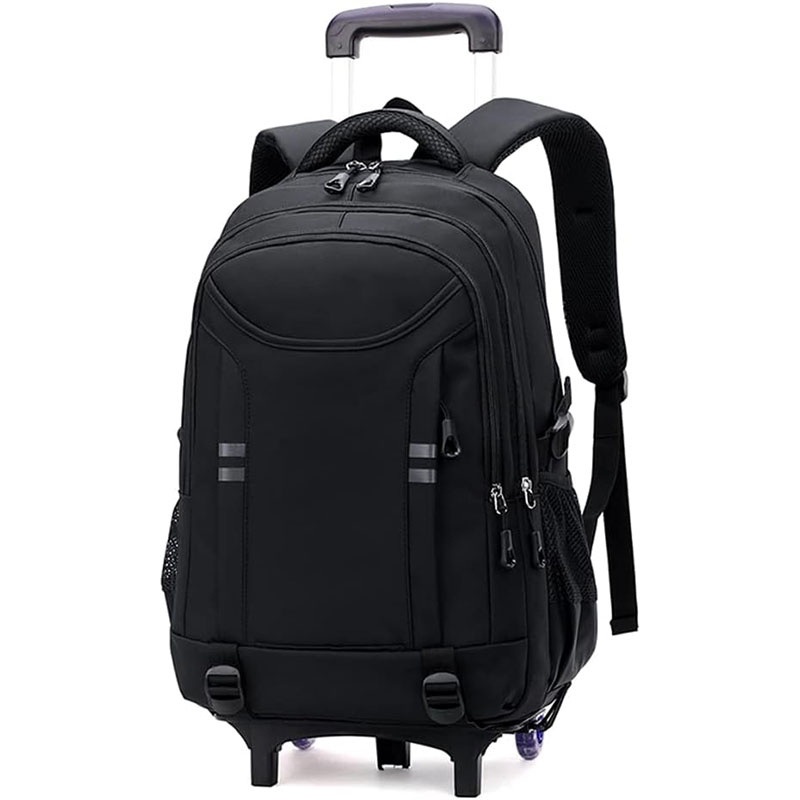 Rolling Backpack for Kids Large Capacity Wheeled Bags Custom Comfortable Trolley School Bag for Children – Rolling Backpack and Backpack for Kids price