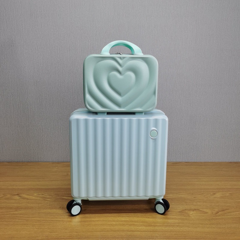 Sky Blue 16inch Hardside Suitcases and Travel Bags Cabin Bags Luggage for Woman – Suitcases and Travel Bags and Travel Luggage price