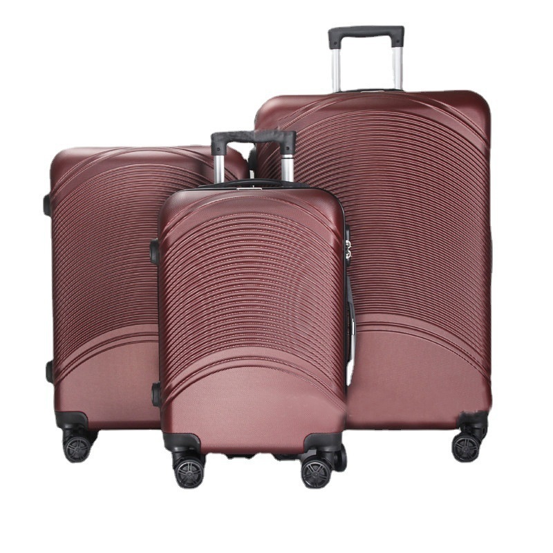 Wide Pull Rod Luggage Three Piece Set with Universal Wheels, Large Capacity Travel Luggage, Pull Rod Suitcase, Password Luggage – Suitcase Set and Luggage Set price