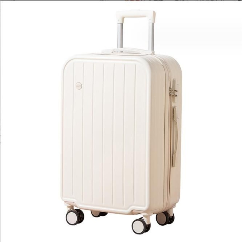 18 Inch Cream Color ABS Luggage, Solid Strong Hard Shell Suitcase – Casual ABS Luggage Set and Anti-Theft Business Suitcase price