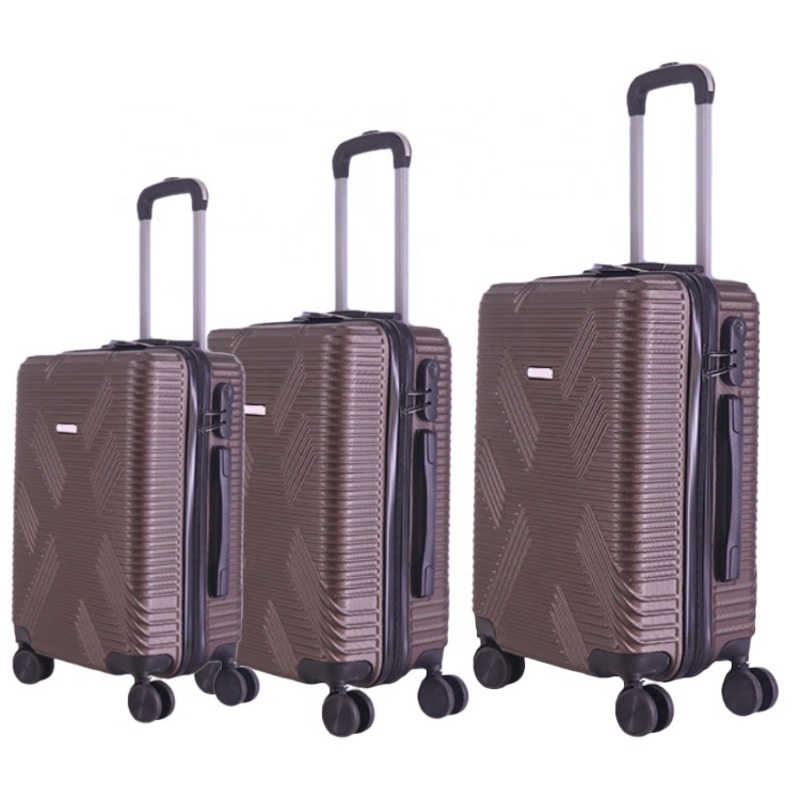 3 Pieces Luggage Set ABS Trolley Bag with Lock and Double Wheels – Trolley Bag and Travel Luggage price