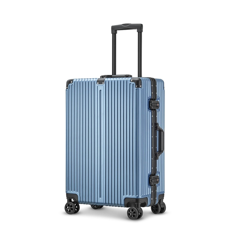 Aluminum Frame Hardshell Luggage Zipperless Trolley System with 360 Degree Silent Wheels – Aluminum Frame Luggage and Shell Luggage price