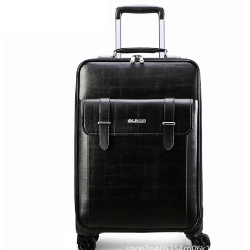 Large Capacity PU Waterproof Silent Wheels Expandable Suitcase – PU Suitcase and Light Weight Luggage price