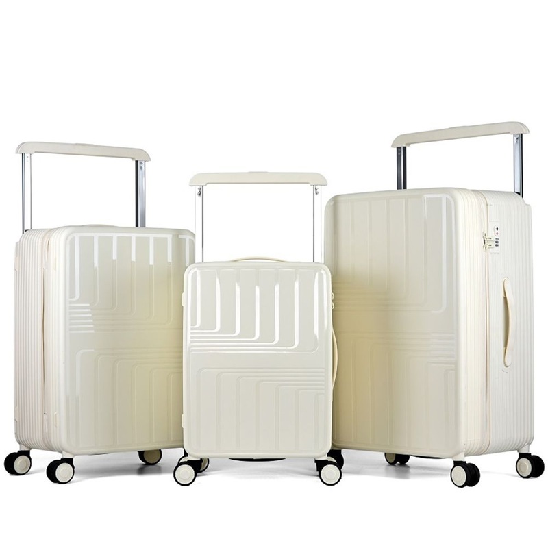 New Arrival Anti-Crack Wide Trolley Luggage Set Anti-Theft 3PCS PP Suitcase with Tsa Lock Spinner Wheels – PP Suitcase and Luggage price