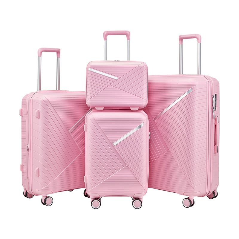 PP Luggage Set with Beauty Makeup Bag Stock Amazon Hot Sale Trolley Bag – Luggage Bag Sets and PP Luggage Bag price