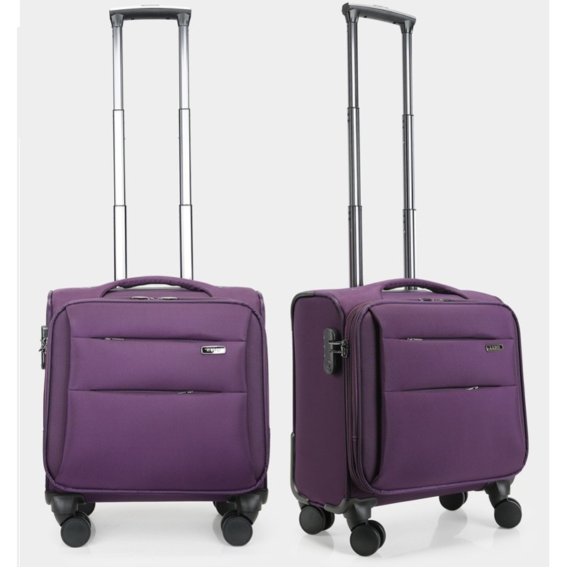 Purple 16 Soft Laptop Trolley Bag Under-Seat Luggage Travel Suitcase – Trolley Bag and Softside Luggage price