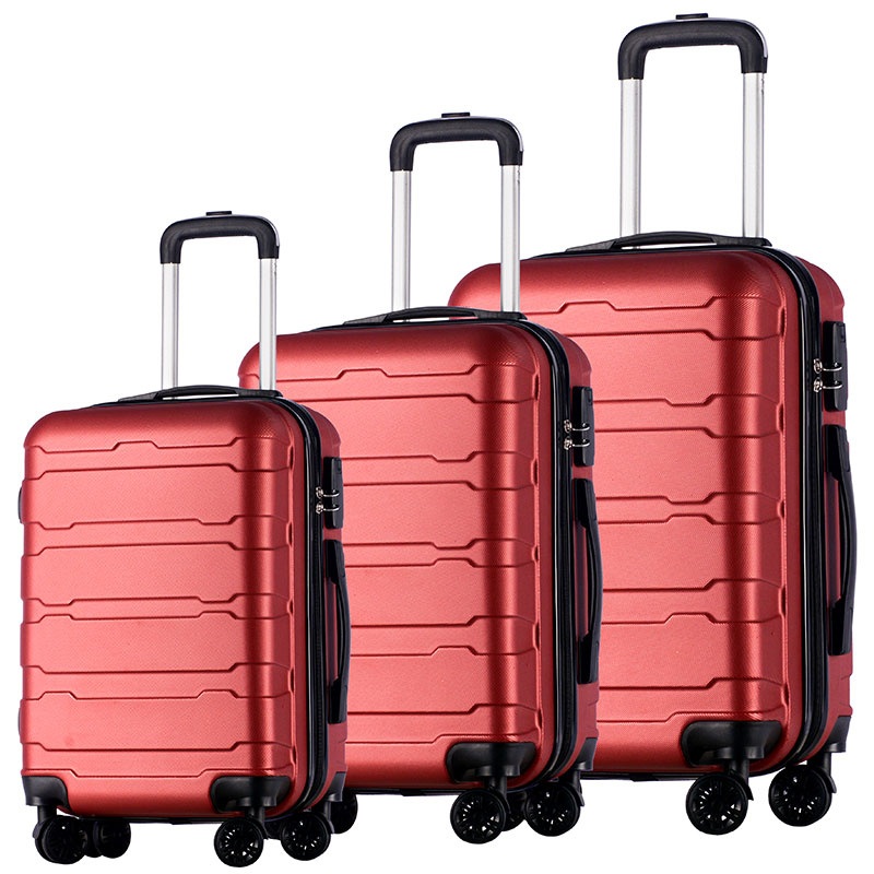 4 Colors ABS PC Travel Luggage Set Hard Shell Carry-on Luggage 20 24 28 Inch Spinner Wheel Suitcase Wholesale Trolley Case – Carry on Luggage and Luggage Set price