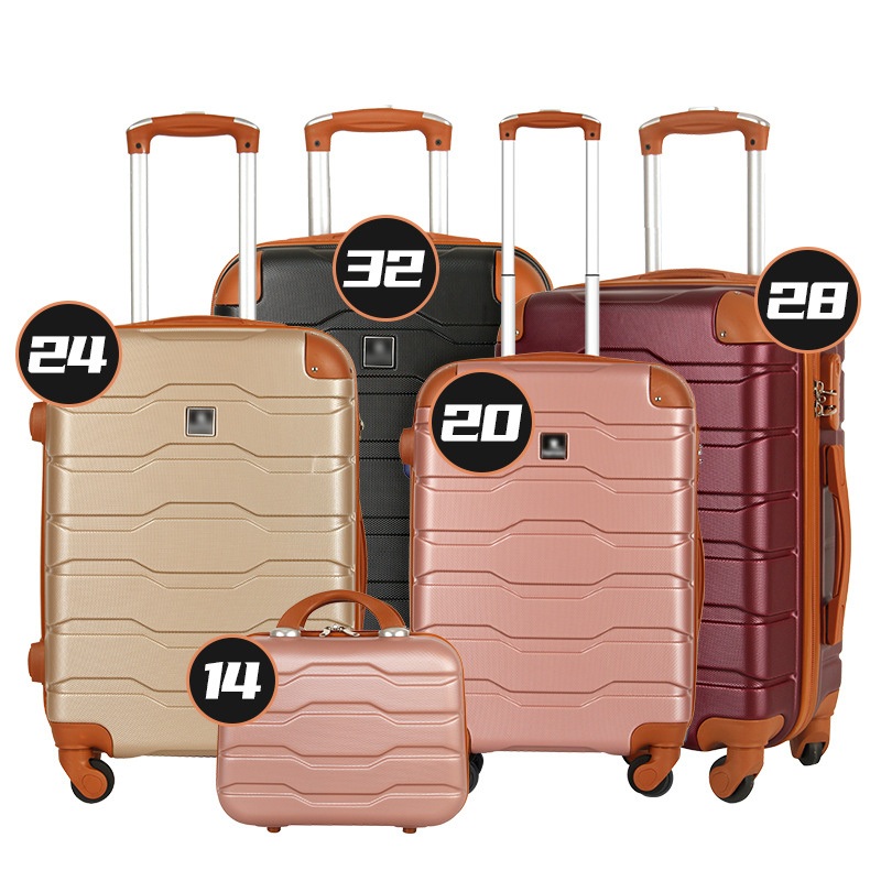 5 PCS Plastic ABS Password Box Custom Travel Suitcase Luggage Set – Trolley Bags and Trolley Case price