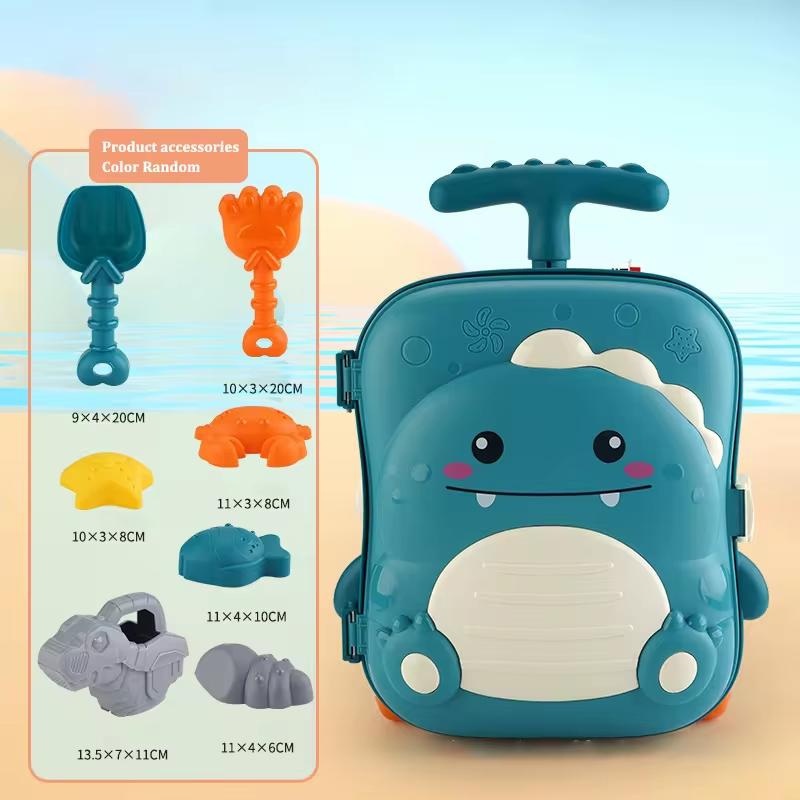 Hot Selling Summer Beach Cute Trolley Suitcase Beach Kids Toys Luggage Set – Luggage and Luggage Set price