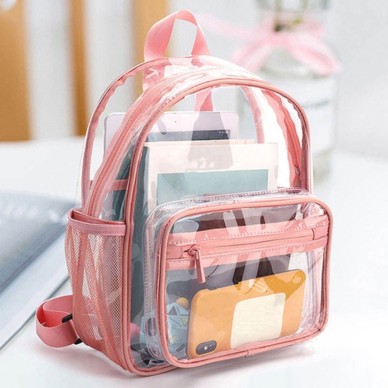 Large Capacity Summer Casual PVC Transparent Kids School Backpack Waterproof Clear Backpack Zipper Closure Customizable Logo – Hand Bag and Shoulder Bag price