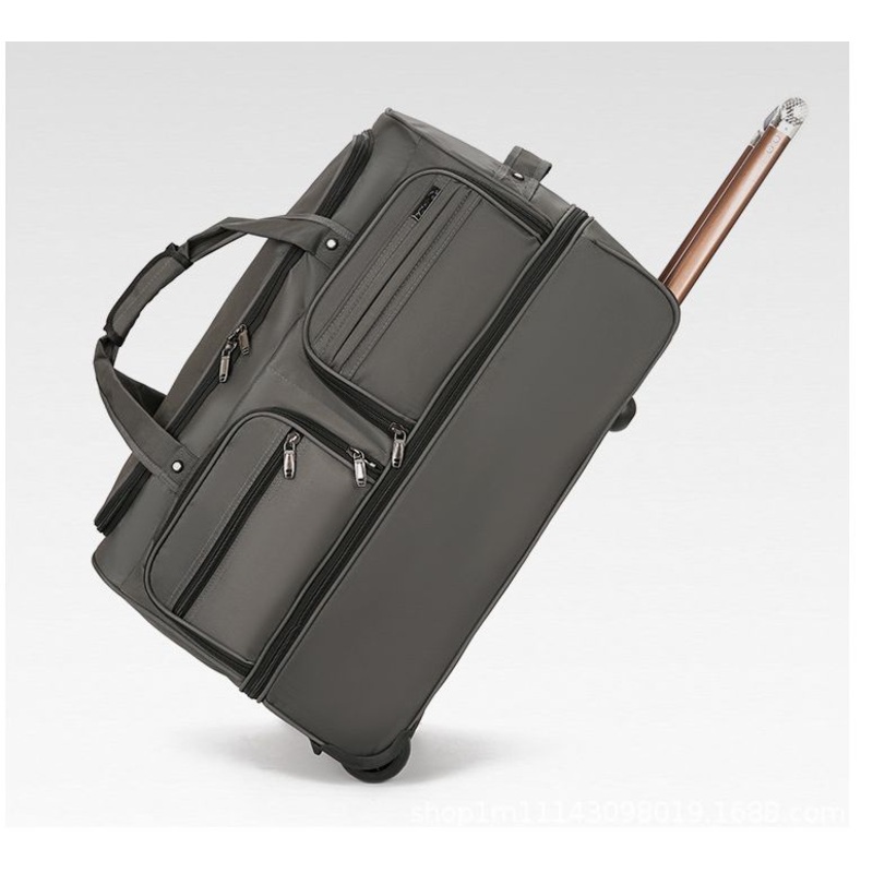 Portable Oxford Travel Wheeled Trolley Duffel Bags Rolling Luggage Fashion Waterproof Suitcase Bag – Fashion Bags and Waterproof Bag price