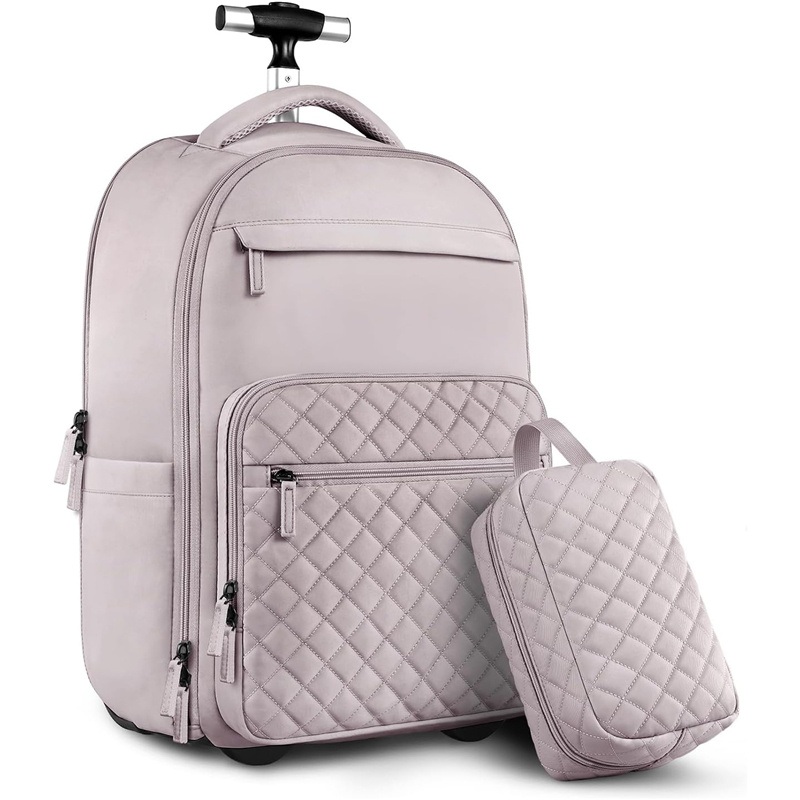 Travel Laptop Rolling Backpack Carry on Luggage Wheeled Bag Backpack with Wheels Computer Waterproof Travel Bag Backpack – Custom Backpack and Laptop Backpack price