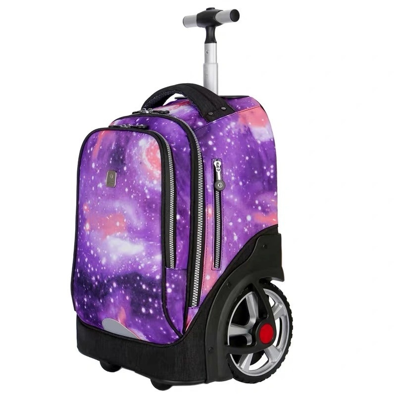 Travel Shopping Business Trolley Luggage Retractable Suitcase School Bag Trolley Luggage Bag – Trolley Backpack and Bolso price